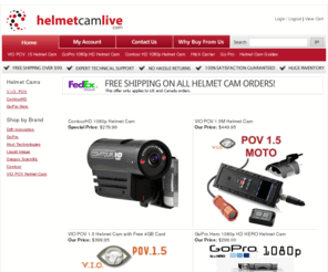 helmetcamlive.com: HelmetCamLive.com - Your Single Source for Helmet Cams
Helmet Cam Live is your Helmet Cam Super store. We review latest and greatest helmet cameras on the planet including the Twenty20 VholdR, Contour HD, GoPro Hero, VIO POV 1.5 and they Hoyttech HCR-100X.