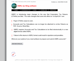 ict600.com: i-CT600 - HMRC CT600 Electronic XBRL and iXBRL Filing Software
Electronic filing of HMRC CT600 returns for UK Tax Professionals