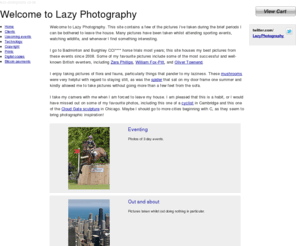 lzypic.co.uk: Welcome to Lazy Photography - Lazy Photography
A picture gallery from a lazy photographer.
