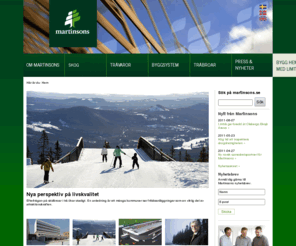 trabroar.com: Hem
Som en av Sveriges ledande träförädlingsindustrier har Martinsons utvecklat produkter som har skapat ett ökande intresse för trä som byggnadsmaterial.