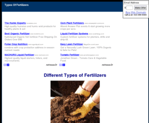 typesoffertilizers.com: Types Of Fertilizers
Types Of Fertilizers.