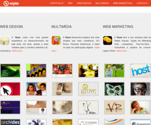 wyse.com.br: Wyse | web design e-commerce multimidia publicacoes eletronicas  
Wyse | web design e-commerce multimidia publicacoes eletronicas
