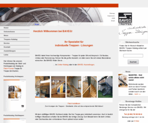 baveg-treppen.com: www.baveg.de | Treppen, Holztreppen, Bolzentreppen, Raumspartreppen, Spindeltreppen, Wendeltreppen, Aussentreppen, Treppengeländer
Individuelle Treppen aus Holz, Stahl und Edelstahl, für Neubau und Renovierung - bundesweit