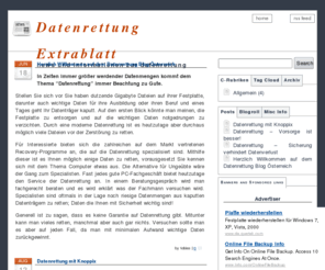 datenrettung-extrablatt.at: News und Informationen zur Datenrettung » Datenrettung Extrablatt
In Zeiten immer größer werdender Datenmengen kommt dem Thema Datenrettung Beachtung zu Gute. Stellen Sie sich vor haben dutzende Gigabyte