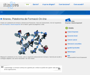 itineres.es: Itineres.es - Inici
ITINERES, E-learning, CRIA