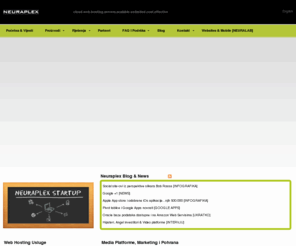 neuraplex.com: Dobrodošli na stranice Neuraplex Web Hosting Platforme
Neuraplex Hosting u ponudi ima cijeli niz "cloud comuting" usluga ili usluga "u oblaku".
Skalabilna i efikasna rješenja omogućuju znatno niže troškove. Od Php do APS.NET od Microsoft Windows hosting platforme do Linux i open source rješenja. Hosting bez neugodnih iznenađenja