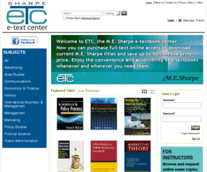 sharpe-etext.com: Product Showcase,Sharpe ETC - E-Text Center
Sharpe ETC - E-Text Center,Product Showcase