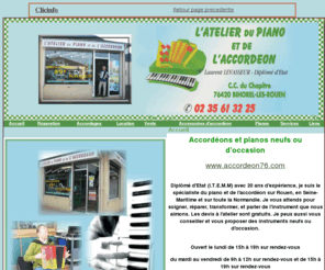 accordeon76.com: Atelier du piano et de l'accordon  Bihorel - Seine-Maritime - Normandie
Atelier du piano et de l