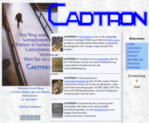 cadtron-gmbh.com: Willkommen bei Cadtron GmbH
Cadtron, Elektronik Dienstleister in NRW, Leiterplatten Layouts, CAD Layouts, Bestückung, INC Meßsysteme