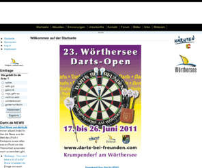 darts-bei-freunden.com: Willkommen auf der Startseite
Darts bei Freunden, Krumpendorf, Wörthersee