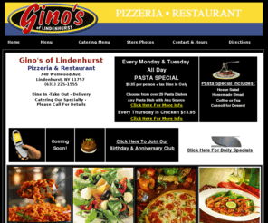 ginosoflindenhurst.com: www.GinosOfLindenhurs.com - Ginos Of Lindenhurst - Pizzeria - Restaurant
www.GinosOfLindenhurs.com - Ginos Of Lindenhurst - Pizzeria - Restaurant