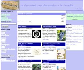 jeveuxduvin.be: Jeveuxduvin.be - Le site central pour des amateurs de vin actifs.
Jeveuxduvin.be - Le site central pour des amateurs de vin actifs.