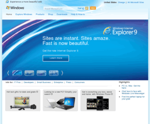 winmce.org: Microsoft Windows: Windows 7, Windows Vista, Windows XP, Windows Live
Explore Microsoft Windows family of operating systems home page for products, PC upgrades, Windows 7 features, downloads, offers, and more.