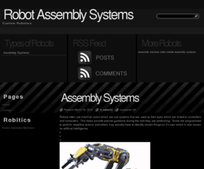 robotassemblysystems.com: Robot Assembly Systems
Custom Robotics