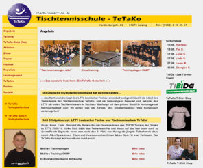 tetako.de: Tischtennisschule Tetako - Leipzig
Tischtennisschule Tetako - Leipzig