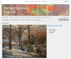 bernardlennon.com: Bernard Lennon Fine Art
Bernard Lennon Fine Art, Original Impressionist Oil Paintings, Landscapes, Seascapes, Still Lifes, Figures