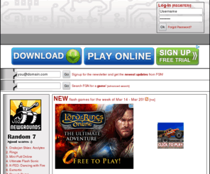 flashgn.com: The Flash Gaming Network | Reviews of the latest flash games
Editorial reviews for all the latest flash games. Play the best!