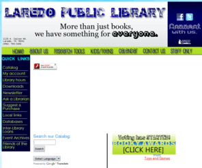 laredolibrary.org: Laredo Public Library
