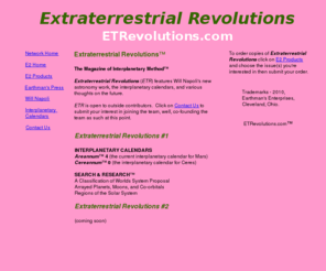 etrevolutions.com: ETR
interplanetary, calendar, space, planets, comets, asteroids, time, extraterrestial, worlds, revolution, astronomy, speculative, areannum, Mars