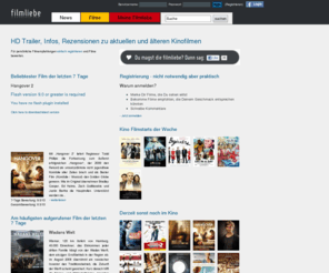 filmliebe.com: News - HD Trailer, Infos, Rezensionen zu aktuellen und älteren Kinofilmen
Filmliebe - 