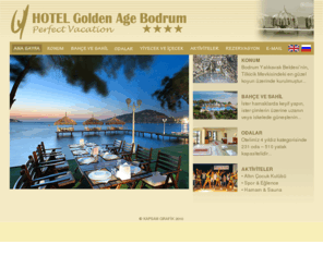 goldenagebodrum.com: Hotel Golden Age Bodrum
Bodrum Yalıkavak Beldesi’nin, Tilkicik Mevkisindeki en güzel koyun üzerinde kurulu olan otelimiz 231 oda, 510 yataklıdır. Muhteşem Ege Denizi’nin kusursuz manzarasına sahip olan Golden Age Hotel Bodrum, eşsiz flora zenginliği ile konuklarını büyülemektedir.