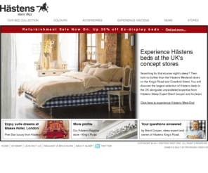 hastenscollection.com: Hastens Luxury Beds
Hästens West End are the leading Hästens concept store in the United Kingdom, specialising in selling Hästens beds, all of which are made by hand, using only the finest natural materials