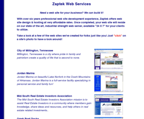 zaptek.com: Zaptek Web Services
