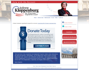 kloppenburgforjustice.com: JoAnne Kloppenburg For Wisconsin Supreme Court | VOTE: Tuesday, April 5
