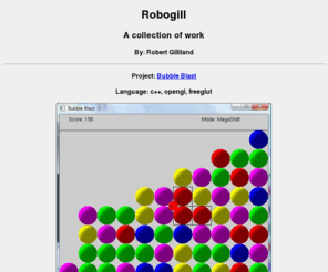 robogill.com: Robogill Home
A sight containing information about the owner Robert Gilliland and links to various projects he has worked on