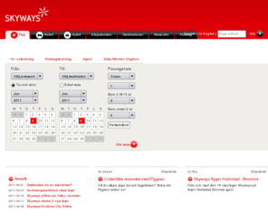 skyways-express.com: Skyways - Boka din flygresa här
Skyways flyger dig inom Sverige. Du flyger med oss från Terminal 3 på Stockholm-Arlanda