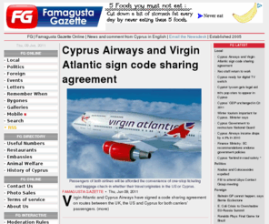 famagusta-gazette.com: Home | Famagusta Gazette Online | Breaking News, Cyprus Issues, Weather
Famagusta Gazette Newspaper