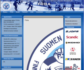 foha.fi: Foha
Foha - Suomen veteraanijääkiekkoilijat RY