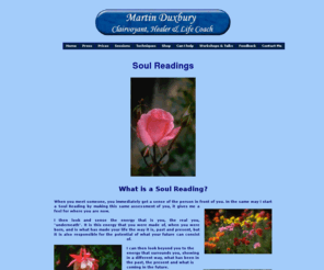 soulreadings.dk: Soul Readings by Psychic Clairvoyant Healer, Martin Duxbury:Home
Clairvoyant Soul Readings from life long Healer and Psychic, Martin Duxbury. Soul Readings. The answers you seek are available, why not ask the questions?