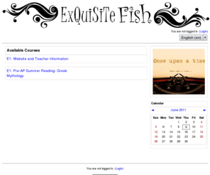 exquisitefish.net: Exquisite Fish
Ms. Thomas's English Class Website 