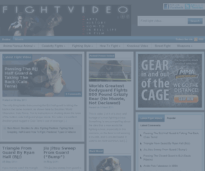 fightvideo.us: Fight Video | MMA Video | Street Fight Videos | Fighting Clips
FightVideo.us is MMA video, street fighting, BJJ videos, animal fights, and martial arts fighting, history, and clips.  Categorized, searchable, user-rated.   Share your own fight videos or finds via our Facebook Fan Page.