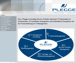 plegge-consulting.com: Portfolio
J.Plegge Consulting, Managementberatung für IT Management Consulting und IT Interimsmanagement