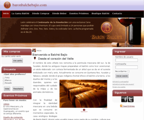 baronbalchebajio.com: Bienvenido a Balché Bajío
Barón, Balché, Bajío, Bodegas, Vinos, Baja, California, León, Querétaro, San, Miguel, Allende, Representación, Juan, Ríos