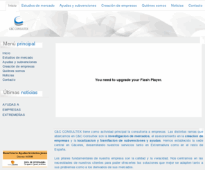 cycconsultex.es: C&C CONSULTEX
C&C Consultex tiene como actividad principal la consultoría a empresas. Las distintas ramas que abarcamos en C&C Consultex son la investigación de mercados, el asesoramiento en la creación de empresas y la localización y tramitación de subvenciones y ayudas.