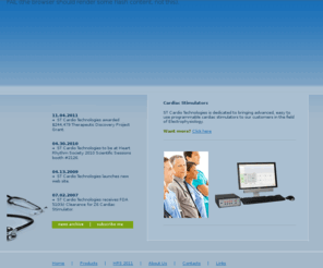 epstimulator.com: ST Cardio Technologies Cardiac Stimulator
A little about ST Cardio Technologies and our Cardiac Stimulator, EP Stimulator, Heart Stimulator for Electrophysiologists.