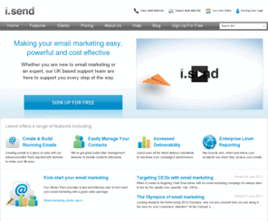 isendhq.net: Email Marketing Company & Software | i.Send
Email marketing software from i.send allows you to create, send & track your bulk email campaign. UK's award winning email marketing company.