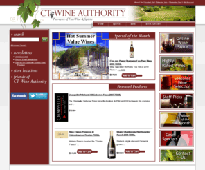 theconnecticutwineauthority.com: CT Wine Authority
CT Wine Authority | 877-419-4637 | Fairfield, CT 06825
We ship wine to most states in the USA. We boast a large selection of fine wines, from the best values to the most elite collectibles.