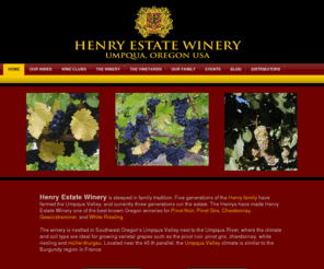 henryestate.com: Henry Estate Winery
