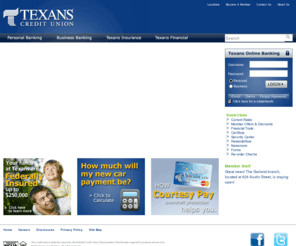 texanscu.com: Texans Credit Union - Homepage
