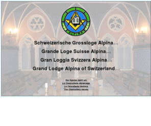 freimaurerei.ch: Freimaurerei Maconnique Massonica Masonry
Schweizerischen Grossloge Alpina. Grande Loge Suisse Alpina. Gran Loggia  Svizzera Alpina. Grand Lodge Alpina of Switerland.