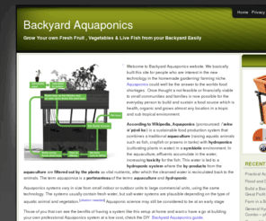 backyard-aquaponics.org: Backyard Aquaponics
