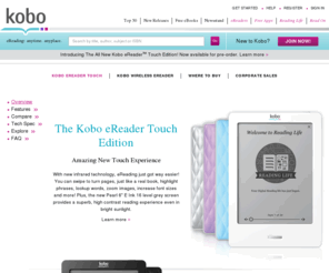 koboereader.info: Kobo eReader Sales - Home Page
Kobo ereader sales page.