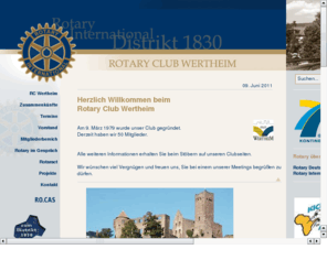 rotary-wertheim.com: Rotary Club Wertheim am Main
Rotary Club Wertheim am Main
