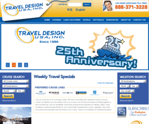 traveldesignusa.com: Travel Design USA
Travel Design USA. A Full Service Travel Company.