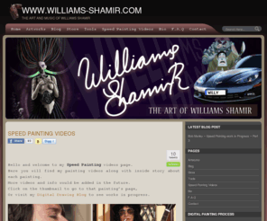 williams-shamir.com: Williams Shamir - speed painting
The Digital Artwork and Music of Williams Shamir. Free speed painting videos, tutorial clips, fast drawings and original music on a daily blog.