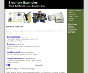 bestmarketplaceonline.com: Brochure Examples
Wait! Learn the Facts About Brochure Examples Here. Don't Waste Your Time and Money.